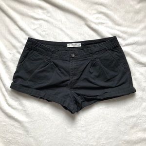 Abercrombie Black Khaki Shorts